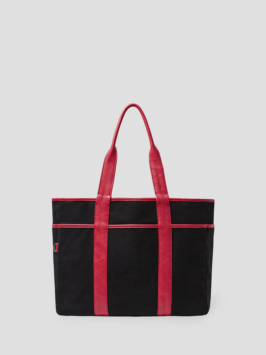 RV-003 City Reverse Tote_Canvas Black, Cream