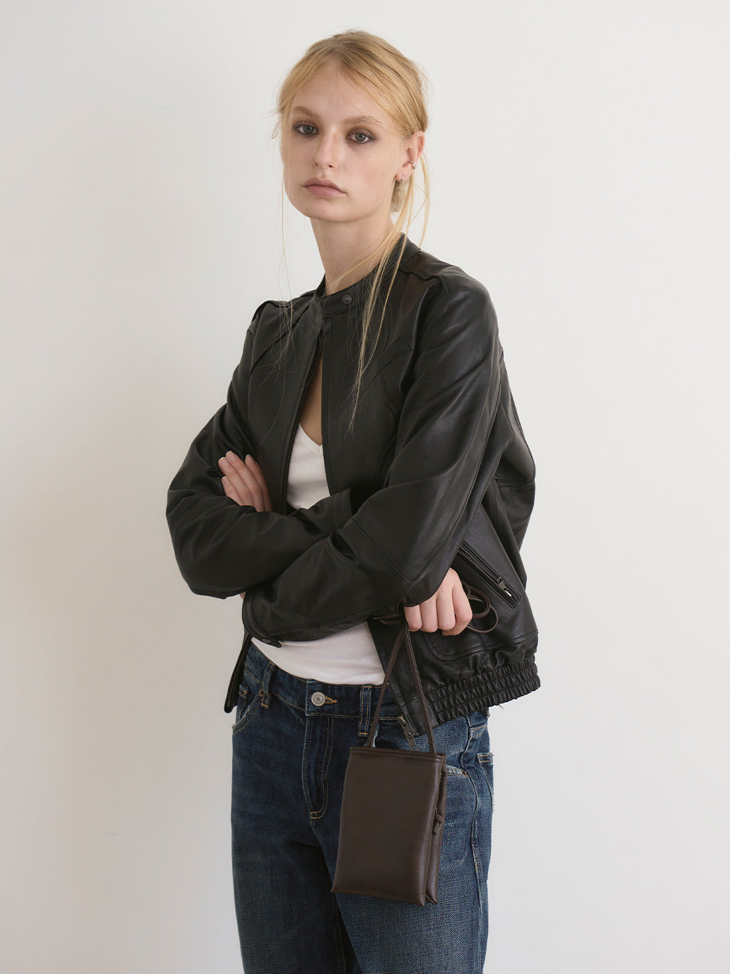RV-005 Layer Mini Cross_Darkbrown